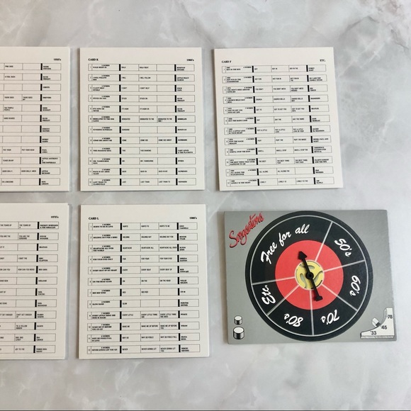 RARE Vintage 1988 Songsations Board Game Chieftain Products Mitkey 100% COMPLETE - Picture 6 of 12